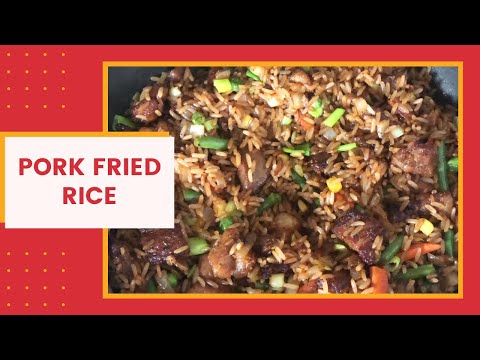 PORK FRIED RICE | HOW TO MAKE EGG FRIED RICE | IamSarine