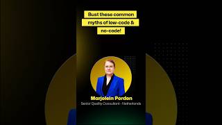 Bust these common myths of low code/no code test automation! #lowcode #nocode #lowcodenocode