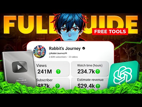 I Created Videos like @Rabbit's Journey using FREE AI Tools 🔥