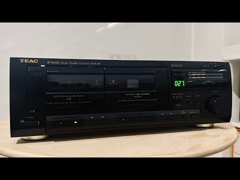 TEAC Stereo Double Cassette Deck W-600R - Play Time & What's inside?