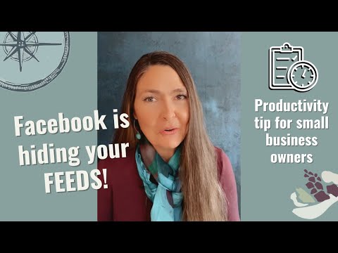 😲 Facebook is HIDING your FEEDS! Facebook marketing time management tip 4 small businesses owners ✅