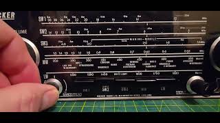 Shortwave, MW and LW listening on the Hacker Helmsman. Can you identify any stations?