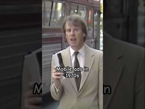 Mobile ads in 1970s…
