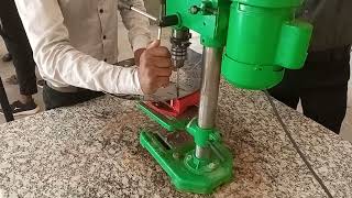 Drilling process in the project work #iticoursework #ititraining #itiexperiment #itidrillingmachine