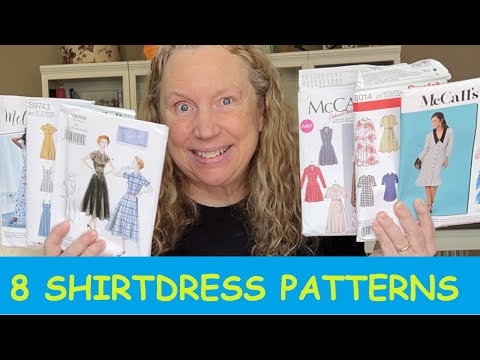 8 Shirtwaist Dress Patterns for you to try!