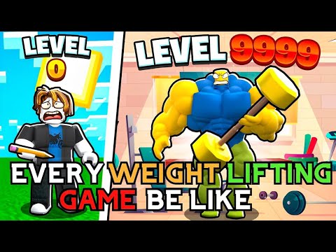 Every weight lifting game be like | ROBLOX