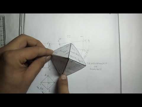 (11.10) Development of a Square Pyramid