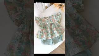 6 month Baby Girl Frocks #babygirldress #frock #trending #viral #baby #shorts