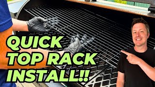 Install the Top Rack on a PIT BOSS in SECONDS!