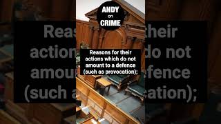 What is Mitigation (in criminal law)?