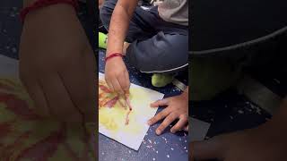 When science goes magical yellow turns red … curious faces #stemforall #science