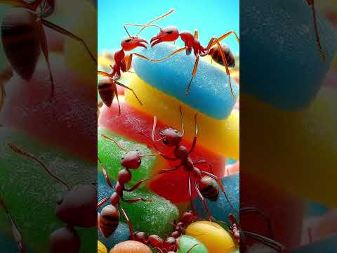 Ants :  Nature's Tiny Powerlifters! 🐜💪 | #Ants #NatureFacts #didyouknow