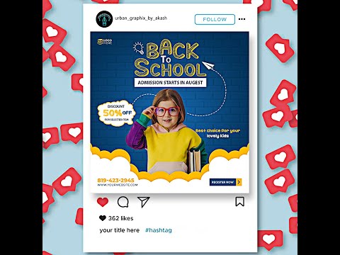 📚✨ 𝗖𝗿𝗲𝗮𝘁𝗶𝘃𝗲 𝗦𝗼𝗰𝗶𝗮𝗹 𝗠𝗲𝗱𝗶𝗮 𝗔𝗱 𝗳𝗼𝗿 𝗞𝗶𝗱𝘀' 𝗦𝗰𝗵𝗼𝗼𝗹 𝗔𝗱𝗺𝗶𝘀𝘀𝗶𝗼𝗻𝘀!🖍️#schooladmission #kidseducation #addesign