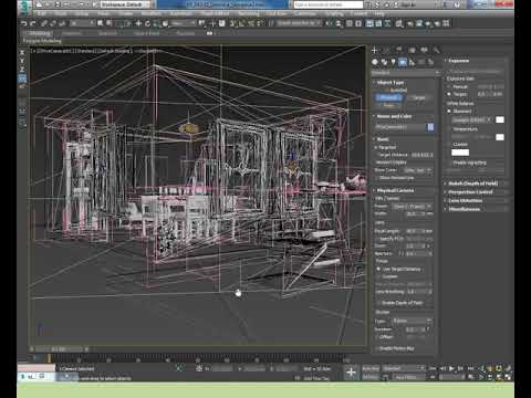 EASY put WIREFRAME materiаl in 3ds MAX