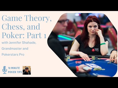 Game theory, chess, and poker w/ Jennifer Shahade Pt 1