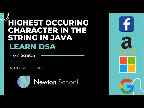 Highest Occurring Character in the String in JAVA