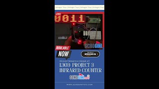 P01-L303 Build an IR Object Detection Counter | Tutorial | Python & Electronics for Kids#shorts