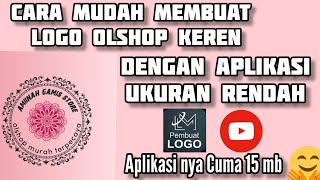 Cara Membuat Logo Olshop Keren Dengan Aplikasi Ukuran Rendah