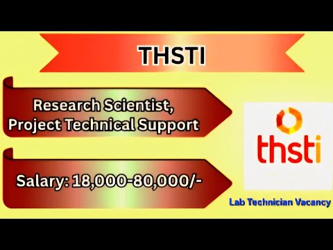 THSTI Lab Technician New Vacancy || DMLT BMLT New Vacancy 