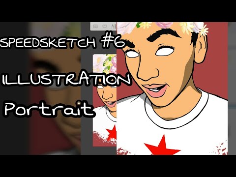 SPEEDSKETCH #6 Portrait Illustration Using Autodesk Sketchbook