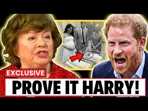 Harry PANICS As Angela Levin DROPS BOMBSHELL: Archie & Lilibet Need Royal Blood Proof!
