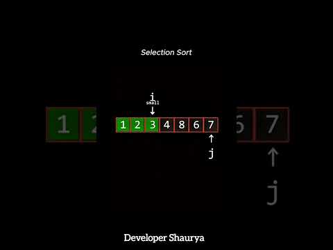 Selection sort #coding