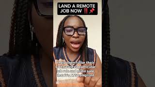 😍Land a Remote Job Now ‼️#workfromanywhere #remotework#remotejobs #remoteworktips#remotejobtips #job