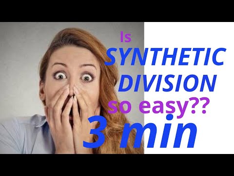 synthetic division method