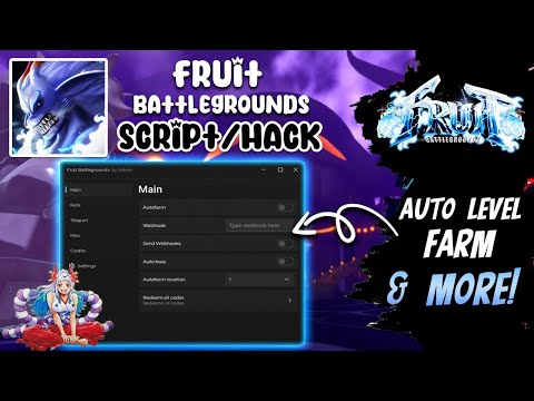 Roblox Fruit Battlegrounds Script/Hack: Auto Farm Level | Auto Spin Fruit & More