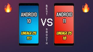 LineageOS 18.0 VS  LineageOS 17.1 Performance Test Speed Test Comparison(Android 11 vs Android 10)