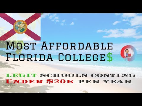 The Most Affordable Colleges In Florida Per Year For 2021