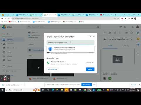 Share a Google Drive Folder