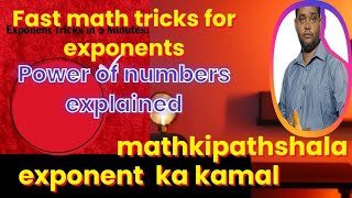 25 Exponent Questions Solved FAST!”
