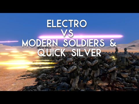 ELECTRO vs MODERN SOLDIERS & QUICK SILVER | FUN BATTLE