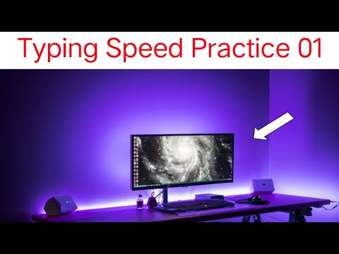 Computer Typing speed ⌨️ 💻(Practice 1)।💯💯💯#typingabc