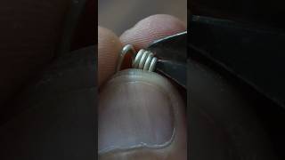 S-link Silver Chain Making / Handmade Chain #handmadejewelry #chainmaking #shorttutorial