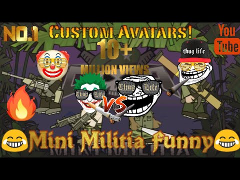 😂Mini Militia Funny Moments😂