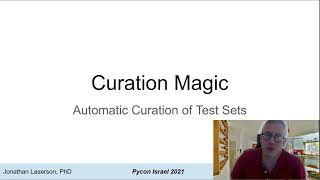 Jonathan Laserson: Automatic Curation of Test sets
