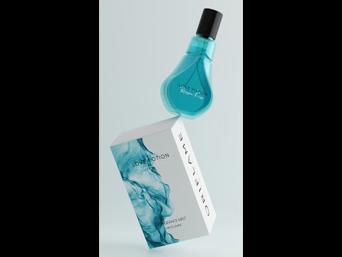 Oriflame Perfume - Product 3D Modeling - #shorts