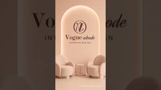 Vogue Abode: Where Style Meets Space | Logo Design Service | DM for Logo Needs