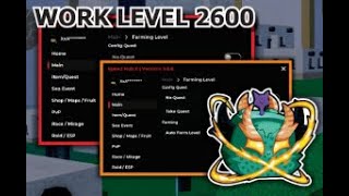 BLOX FRUITS Script Pastebin 2024 UPDATE DRAGON AUTO FARM LEVEL, AUTO NEW QUEST (WORK LEVEL 2600)