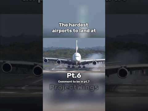 Hardest airports to land at 😬✈️ #aviation #shorts #peakaviation #birdtrend