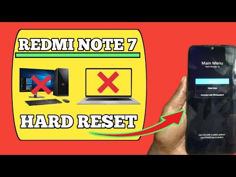 Redmi Note 7 Hard Reset | Redmi Note 7 Factory Reset | Redmi Note 7 Pattern Unlock Without PC |