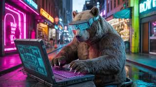 This BEAR is WORKING the Night Shift in Neon City | Future Garage Music for Coding & Study