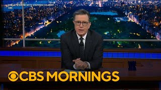 Colbert blasts CBS again over his interview with James Talarico
