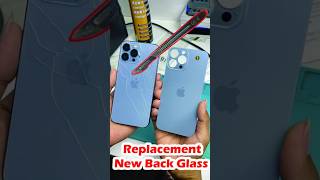 Change back glass iPhone 13 Pro Max easy way without disassembly teardown machine
