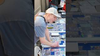 He's got the LUCKY pulls | Pokemon card vendor POV #pokemon #wholesome