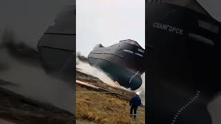 Ship Launching that almost failed