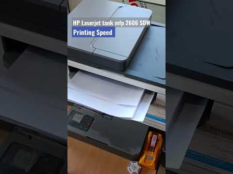 HP Laserjet tank Mfp 2606 Sdw || Printing Speed || HP Printers || #hpprinter #laserjet