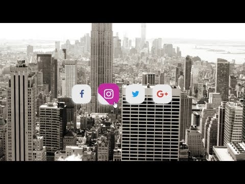 Amazing Social Media Icon/buttons with Amazing Hover effects using pure css3 and html5